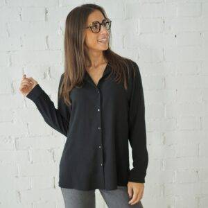 Camisa Basica Laia Laffaure Negro - Escala Sabates