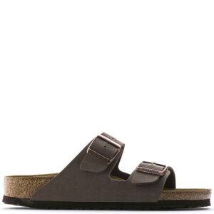 Birkenstock Arizona BS kaki. Sandalia de dos correas, cada una con una hebilla de espiga de metal y ajuste individual realizadas en Birko-Flor®, lleva plantilla en ante y suela EVA