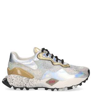 Zapatillas Exe 134-8 Grey Silver Gold Lea