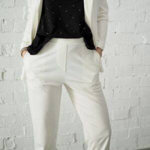 Pantalón Laia Laffaure Traje Blanco
