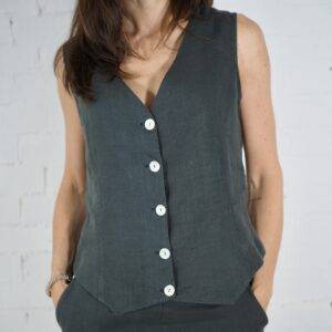 Chaleco Laia Laffaure 9312 Plomo