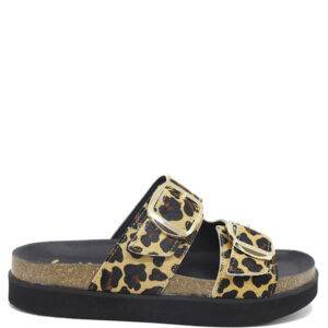 Sandalia Escala Actyra Animal Print - Escala Sabates
