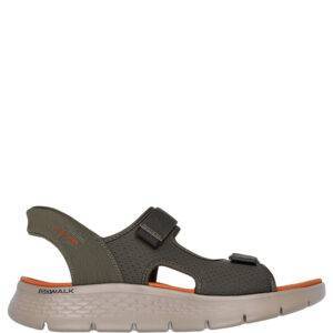 Sandalia Skechers Slip-ins: Go Walk Flex SD - Easy Entry Kaki
