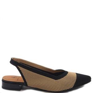 Bailarina Miss Elastic 76411 Beig/Negro - Escala Sabates