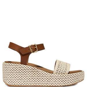 Fitflop PlatFForms Woven Deep Tan/Ivory - Escala Sabates