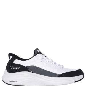 Skechers Slip-ins: Contour Foam - Cozy Fit Blanco/Negro - Escala