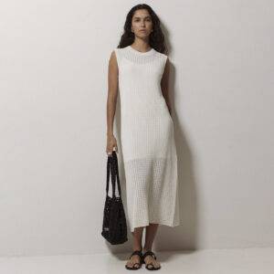 Vestido Yerse 42559 Blanco - Escala Sabates