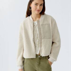 Chaqueta Oui 94776 Light stone - Escala Sabates
