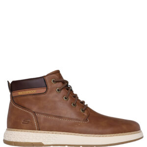 Skechers Waterproof Relaxed Fit: Garlan-Deno Marrón-Escala Sabates