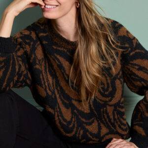 Jersey Surkana 565NIFO231 Estampado Marrón - Escala Sabates