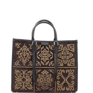 Bolso My Best Bag Atena Lisbona M Velvet Tabac - Escala Sabates