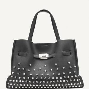 Bolso DKNY Bryar LG Satchel Negro - Escala Sabates