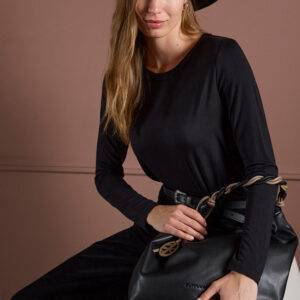 Camiseta Surkana 555LISI014 negro - Escala Sabates