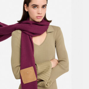 Bufanda Liujo 2F5048 Burdeos - Escala Sabates