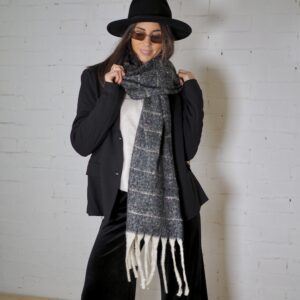 Bufanda Lurex Gris - Escala Sabates